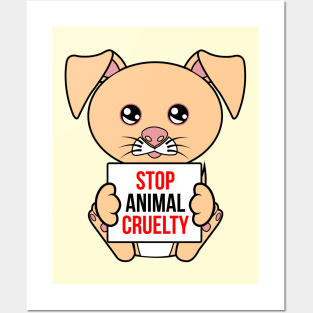 Stop Animal Cruelty Posters and Art